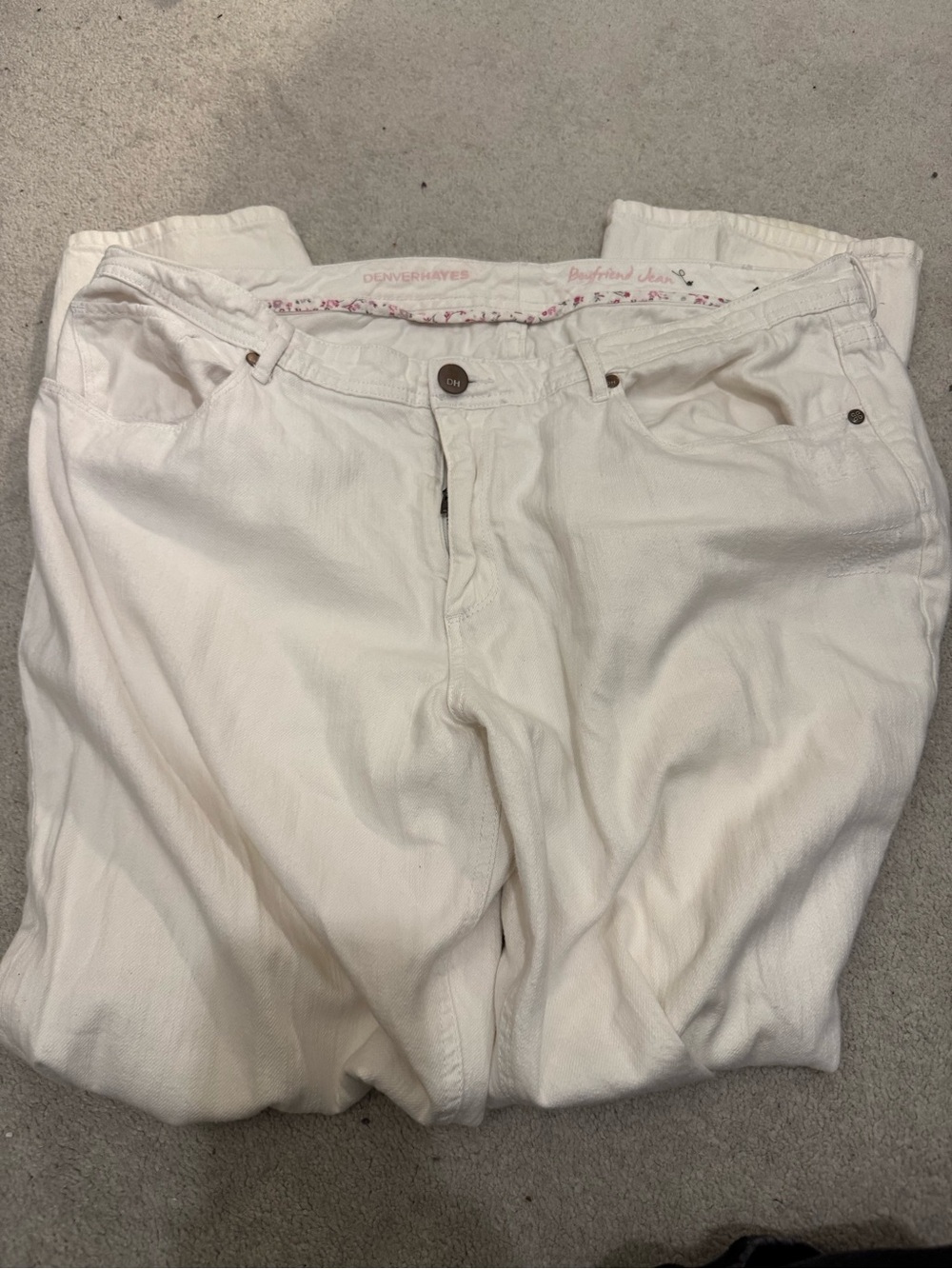 Denver Hayes Women’s Skinny Jeans in White